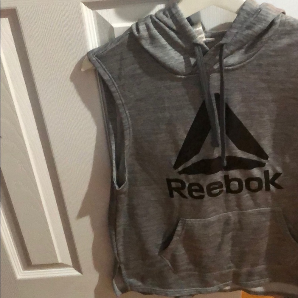 Reebok hoodie workout top